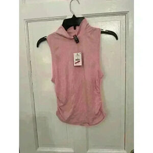 Cotton On pink ruched side tank NWT size XS‎
